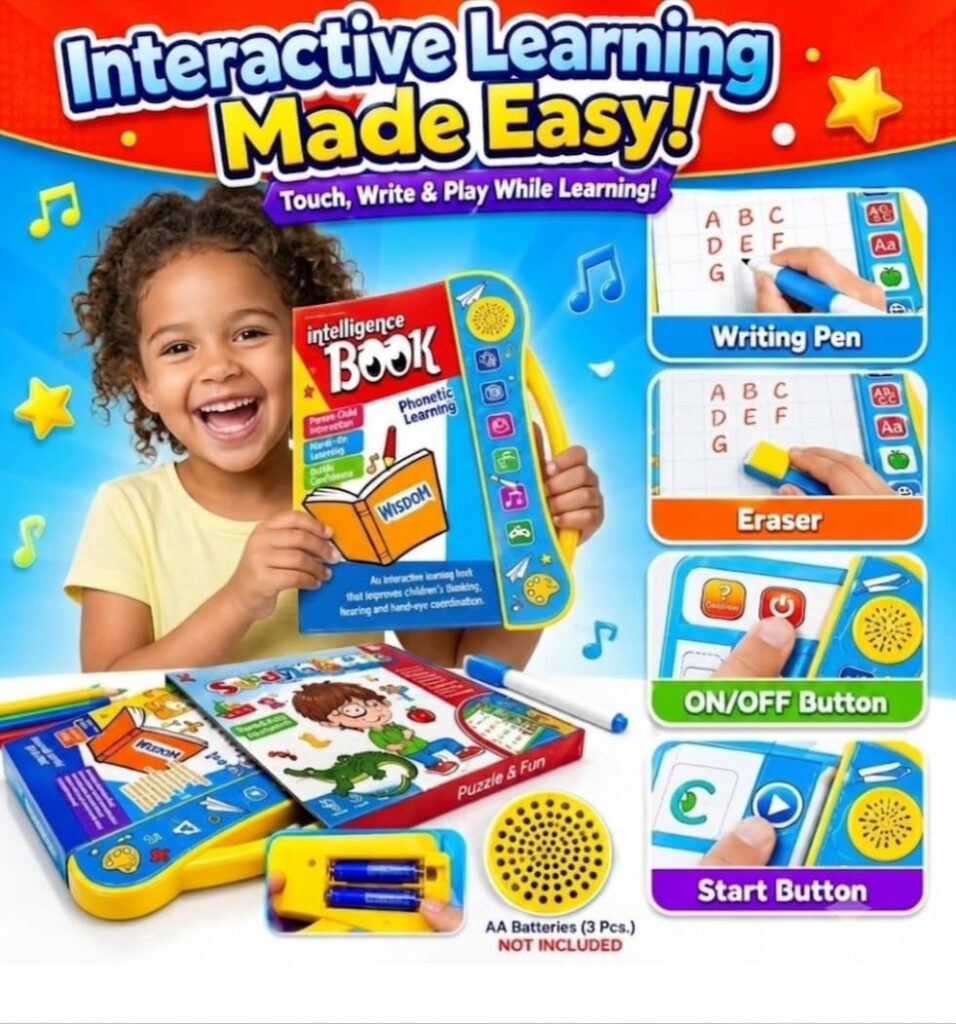 Interactive Sound Book for Kids with Marker | Early Education Books