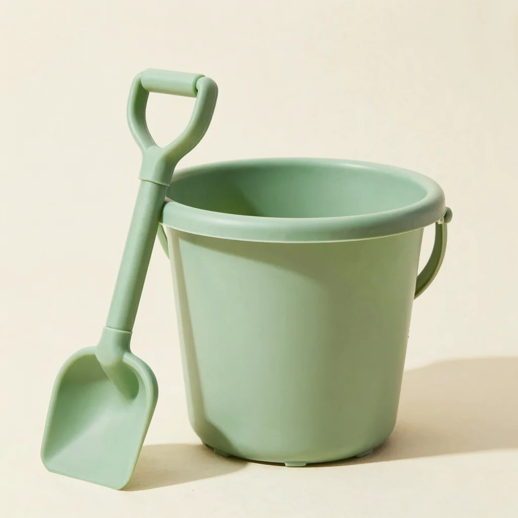 Silicone Beach Bucket & Shovel Set